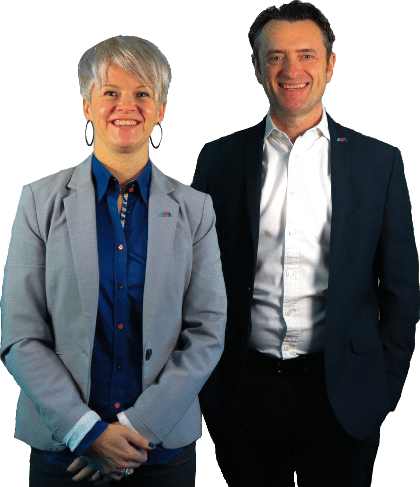 Managing Directors Malcolm and Amy Davidson
