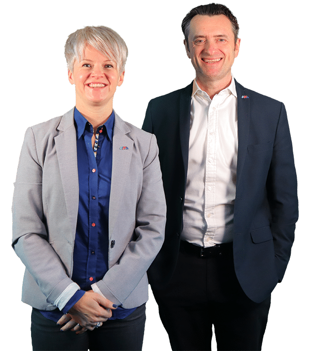 Managing Directors Malcolm and Amy Davidson